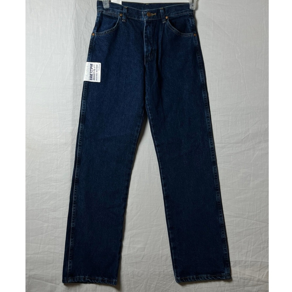 Wrangler Jeans Boys 14 Regular Cowboy Cut Dark Wash 13MWBDI Adjustable NEW